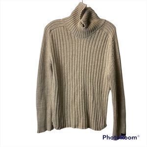 B.U.M 1X turtle neck tan sweater
